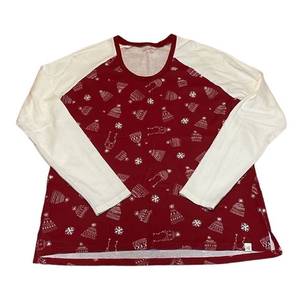 Winter Hats Burt’s Bees Baby Winter Beanie Shirt, Christmas, Holiday Cream Red M - Picture 6 of 6